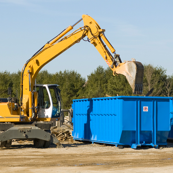 are there any restrictions on where a residential dumpster can be placed in Park Hills